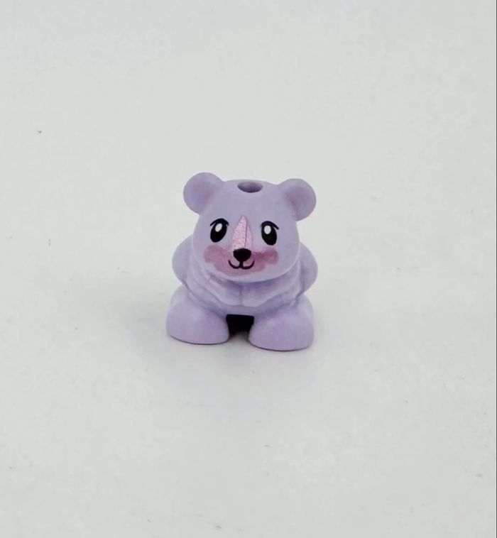 Lego Animaux Friends : Souris / Hamster, couleur lavande, nez pailleté - photo numéro 4