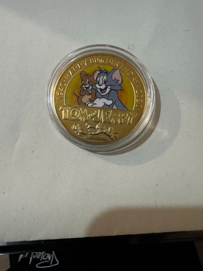 Lot de 5 pièce doré tom et Jerry - photo numéro 5