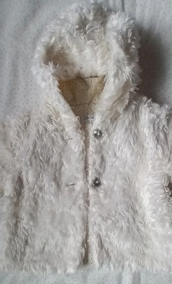 Manteau fausse fourrure 12 mois kiabi