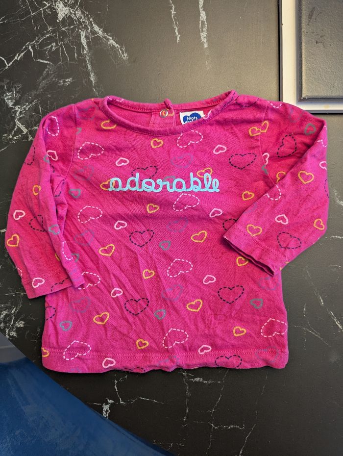 Tee shirt a manches longues fille 🤩