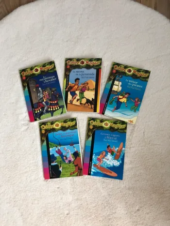 Lot 5 livres de La cabane magique - N°2, 3, 4, 22, 23