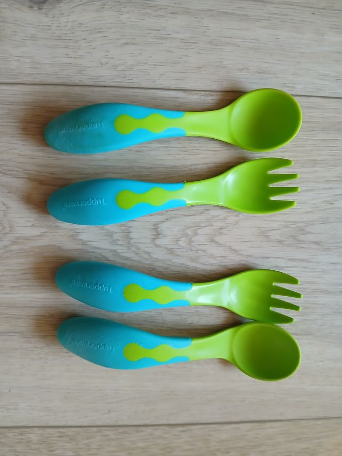 Lot vaisselle bébé Tupperware - photo numéro 5