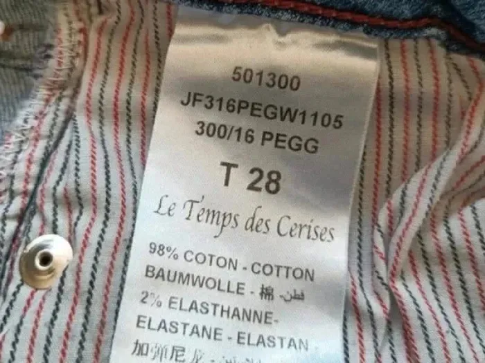 Jeans Le Temps Des Cerises 300/16 slim Pegg destroy bleu N°5 taille intermediaire stretch - photo numéro 11