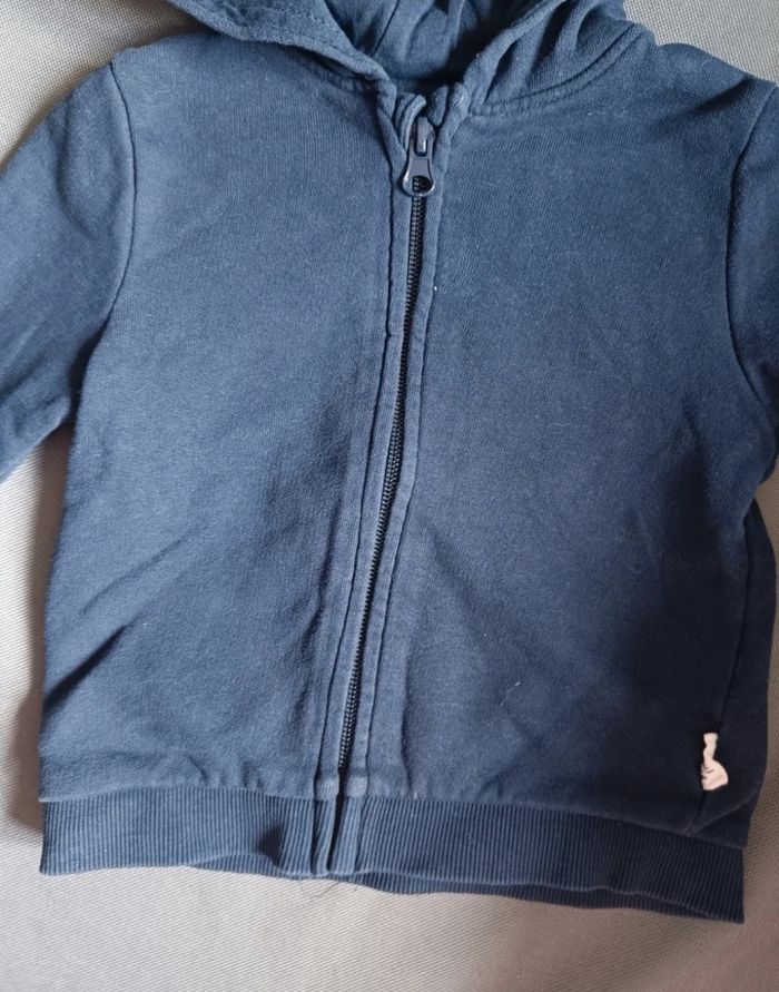 Veste de jogging bleue 🧸 Taille 18 mois 🧸 Kiabi - photo numéro 3