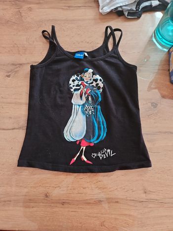 Débardeur cruella dalmatien disney taille S