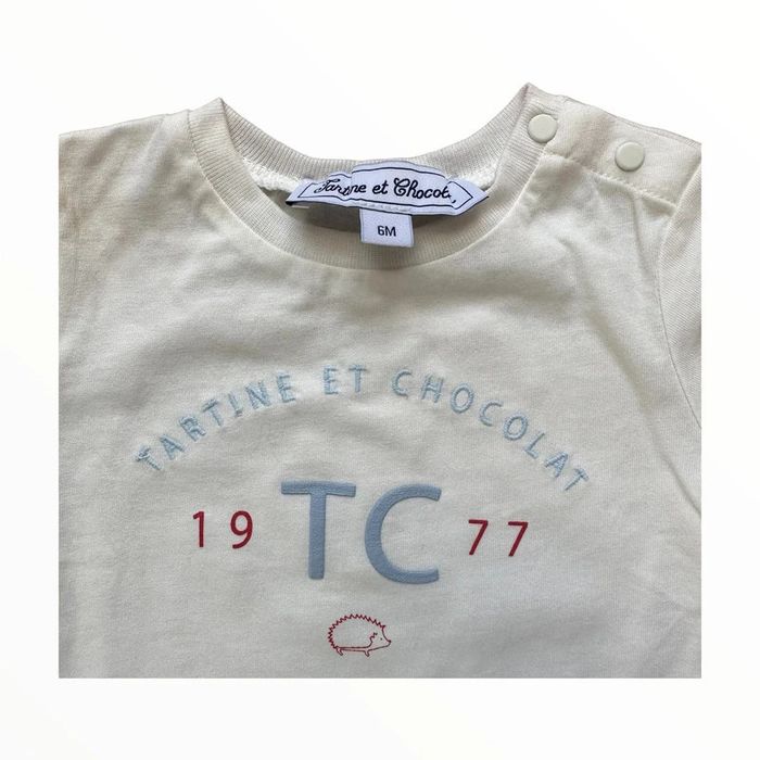 Lot 3 hauts manches courtes Tartine et Chocolat 6 mois TBE NSE (35€) - photo numéro 5