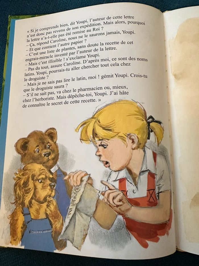 Livre vintage Caroline et le potager ensorcelé jardin album bd Pierre Probst traditionnel - photo numéro 3