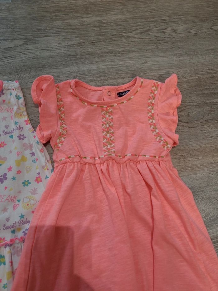 2 robes orange fluo - photo numéro 2