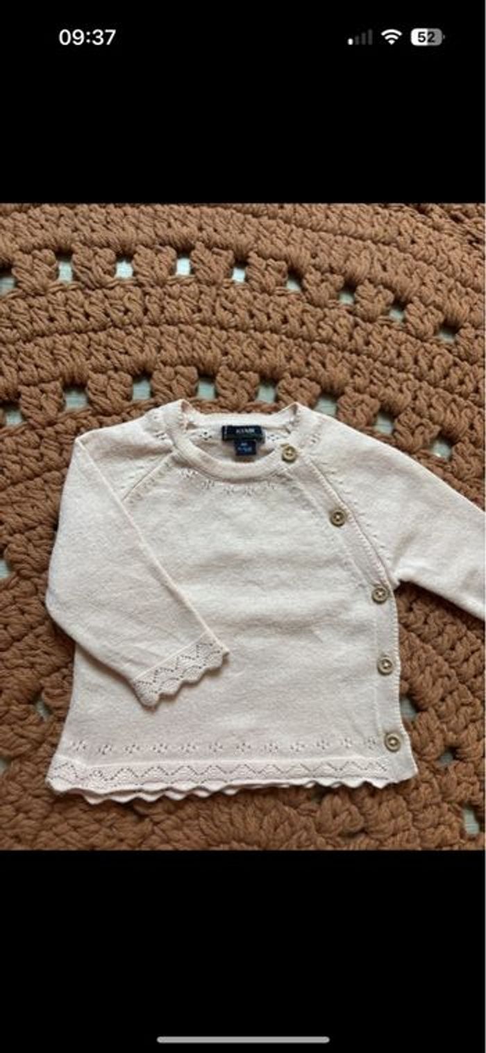 Gilet rose pale 🌸