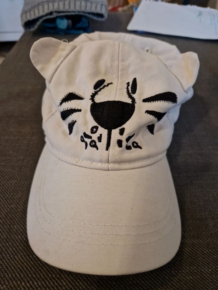 Casquette blanche tigre - photo numéro 2