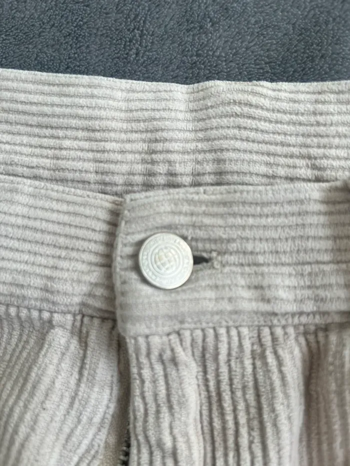 Pantalon Weyz beige T.S – Coupe droite | Style Y2K usé chic | Rare modèle - photo numéro 7