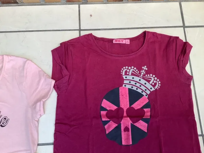 2 tee-shirts filles - photo numéro 4
