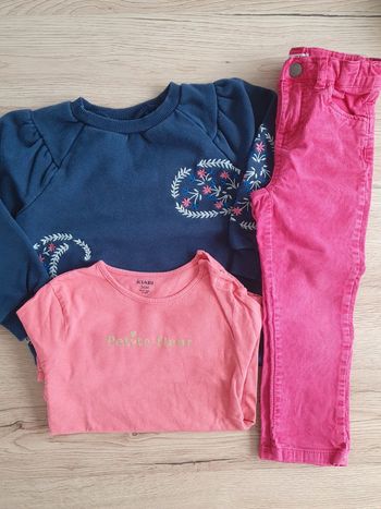 Ensemble dpam/kiabi/tape à l'oeil 3ans