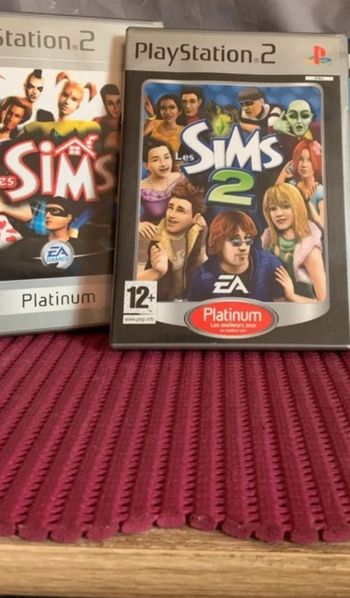 Jeux vidéo  Les sims 1 ,2 pour  PS2