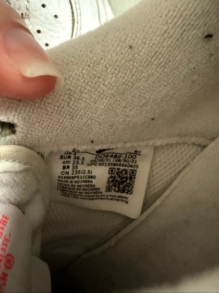 Basket Nike air force 1 taille 36,5 - photo numéro 6