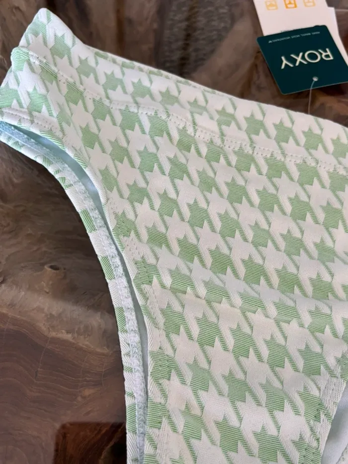 Bas de maillot de bain Roxy femme vert blanc Roxy - photo numéro 3