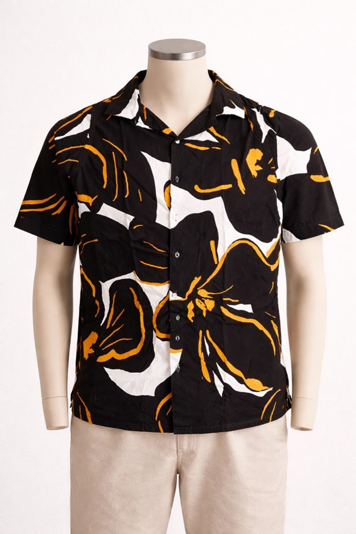 Chemise à motif homme taille L zara ideal pour été - photo numéro 2