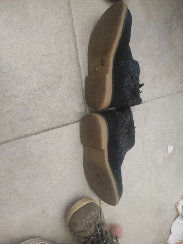 Lot de chaussures : bottines, baskets,ballerines et chaussures à lacet en cuir 27 - photo numéro 11
