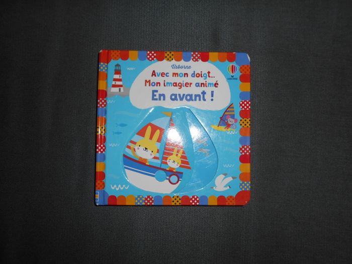 Livre Mon imagier animé avec mon doigt: En avant! (Usborne)