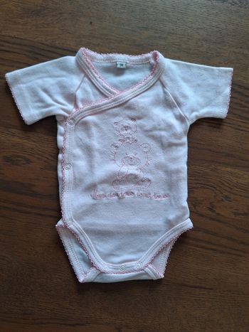 Body Rose 3 Mois "Mes doudous tout doux"