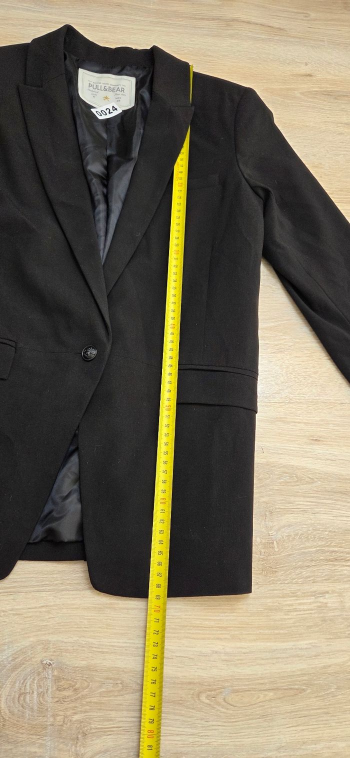 Veste Blazer Pull & Bear taille M noir en très bon état - photo numéro 5
