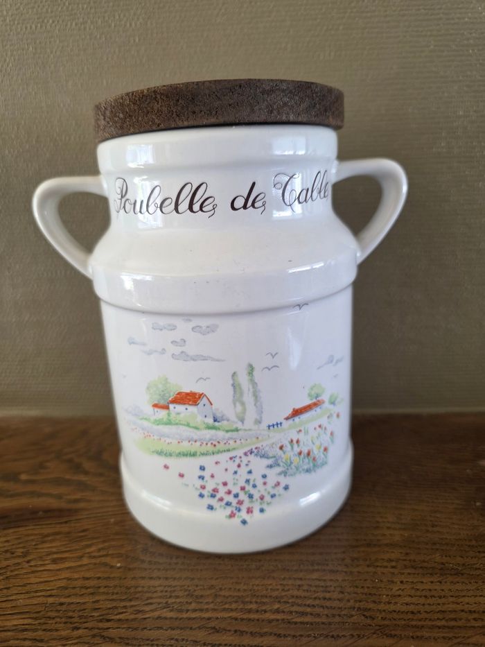 Poubelle de table Revol France en porcelaine