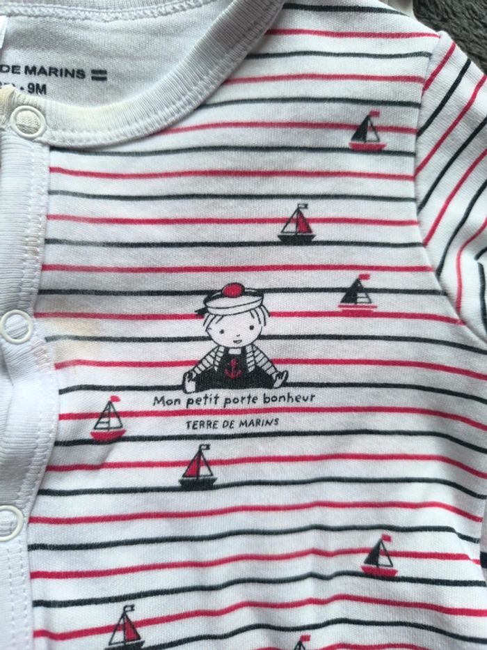 Lot de 2 pyjamas légers à rayures - photo numéro 5