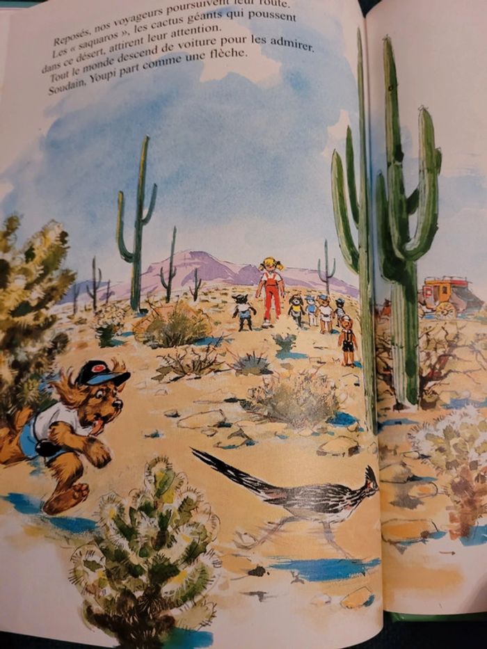 Caroline en Amérique USA Grand Canyon livre album rare multicolore Pierre Probst ours - photo numéro 8