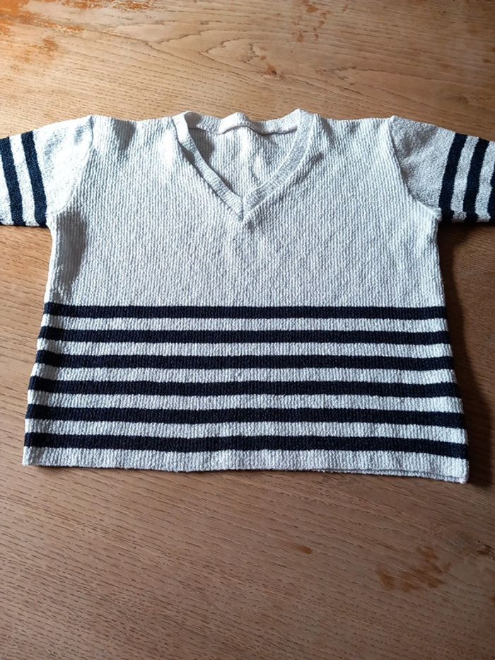 Top court tunique polyester T38