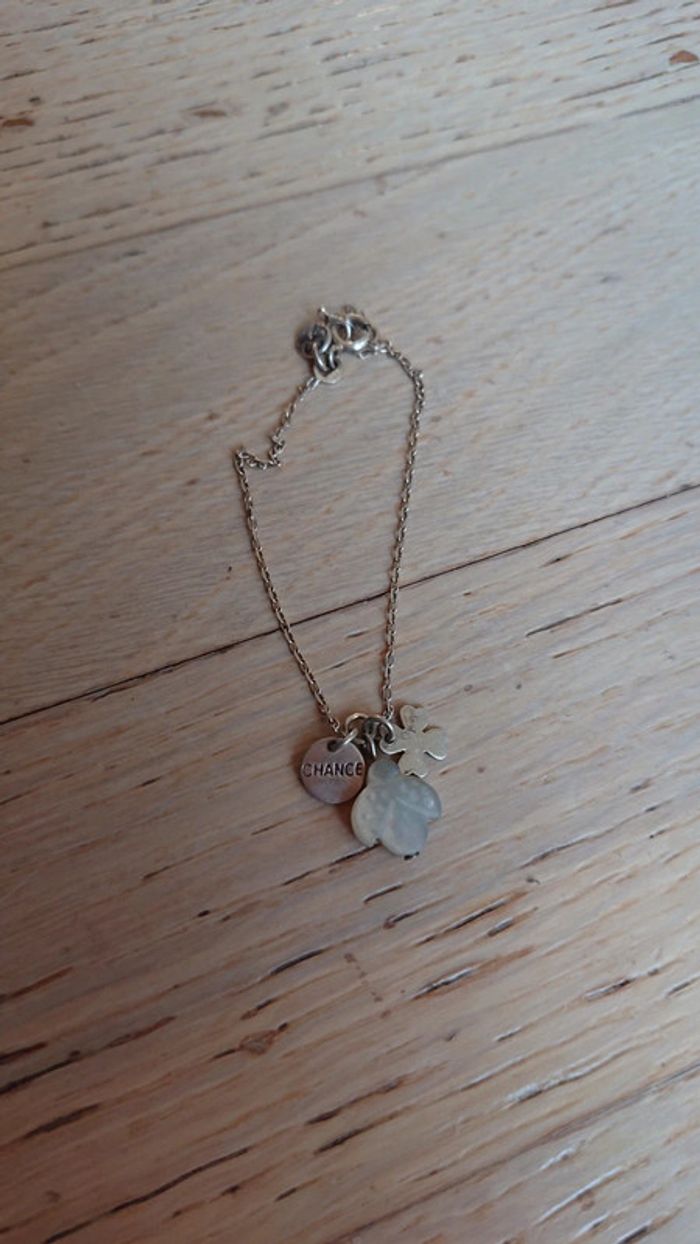 Bracelet coccinelle argent véritable