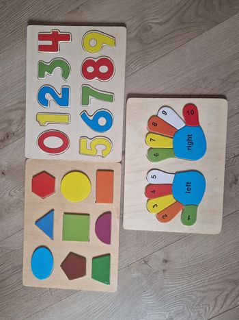 Lot puzzles en bois