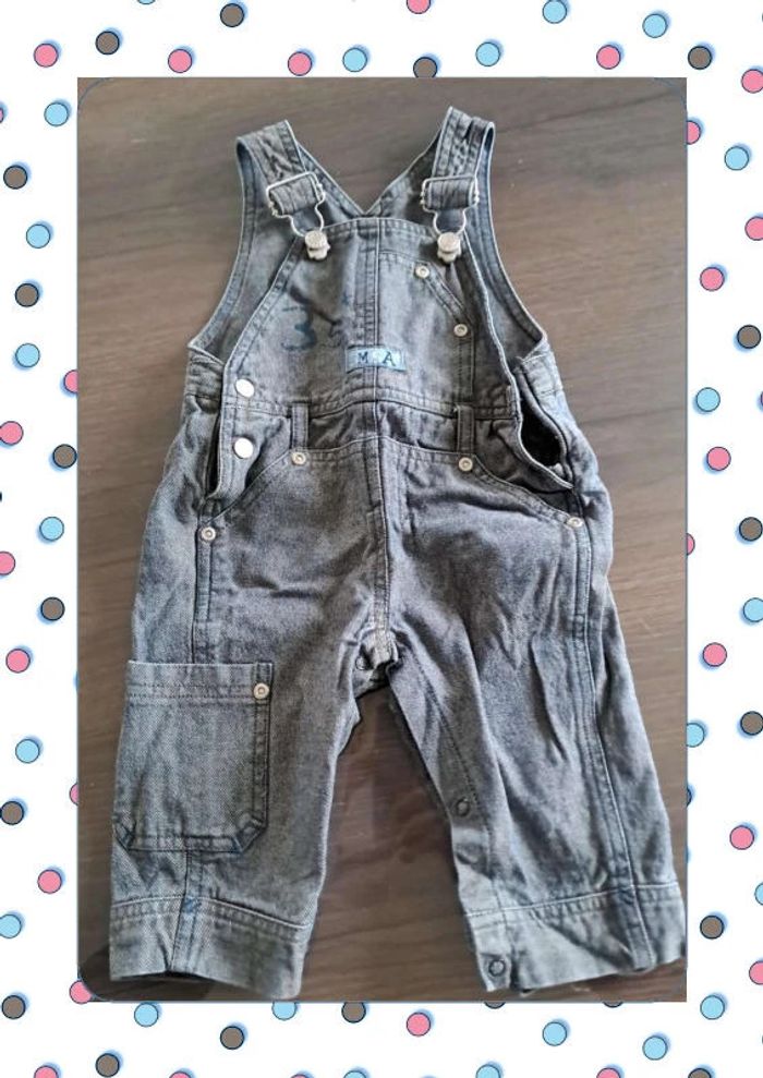 Salopette Obaïbi 6 mois – Pressions à l’entrejambe