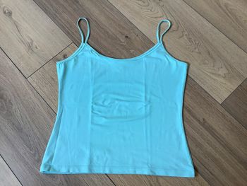 Débardeur bleu camaieu