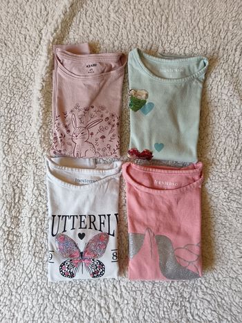 Lot 4 t shirt manche longue 