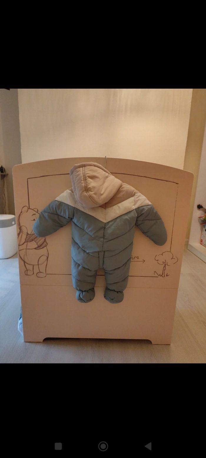 Combinaison pilote à capuche doublure fourrure - photo numéro 2