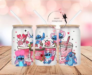 Stitch Smoothie - Gobelet en verre ❤️