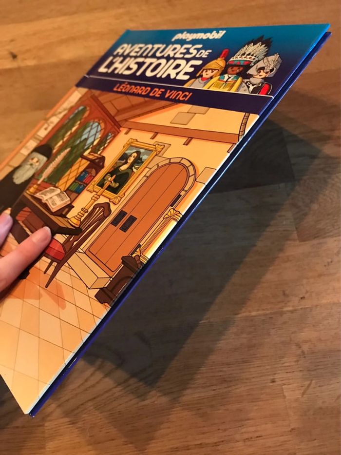 Livre Playmobil Aventures de l’histoire Numéro 55 Léonard de Vinci - photo numéro 4