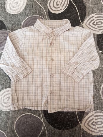 Chemise manches longues - 6 mois