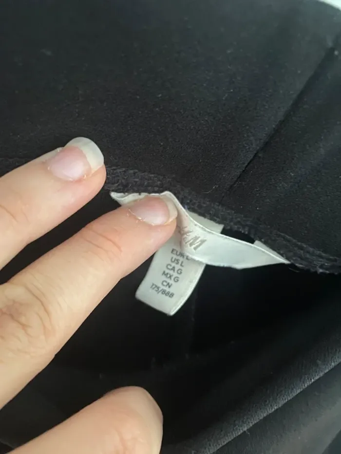 Pantalon épais droit H&M L - photo numéro 4