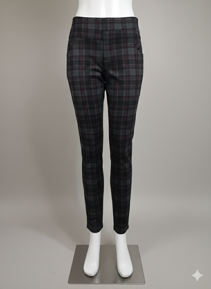 pantalon à carreaux Taille M Lumière victoire taille élastiquée belle matière