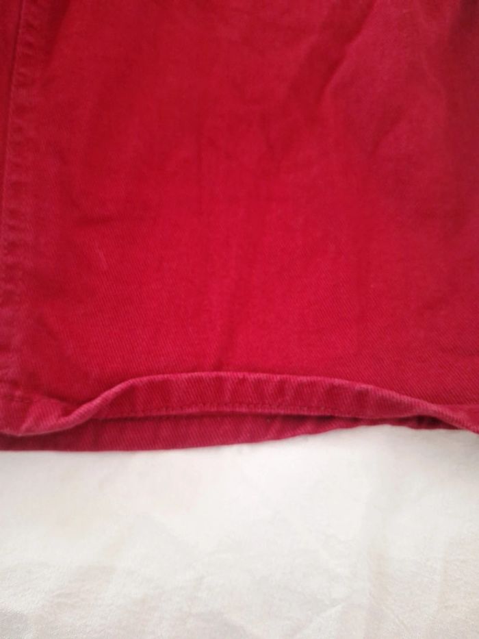 Short jean rouge - photo numéro 4
