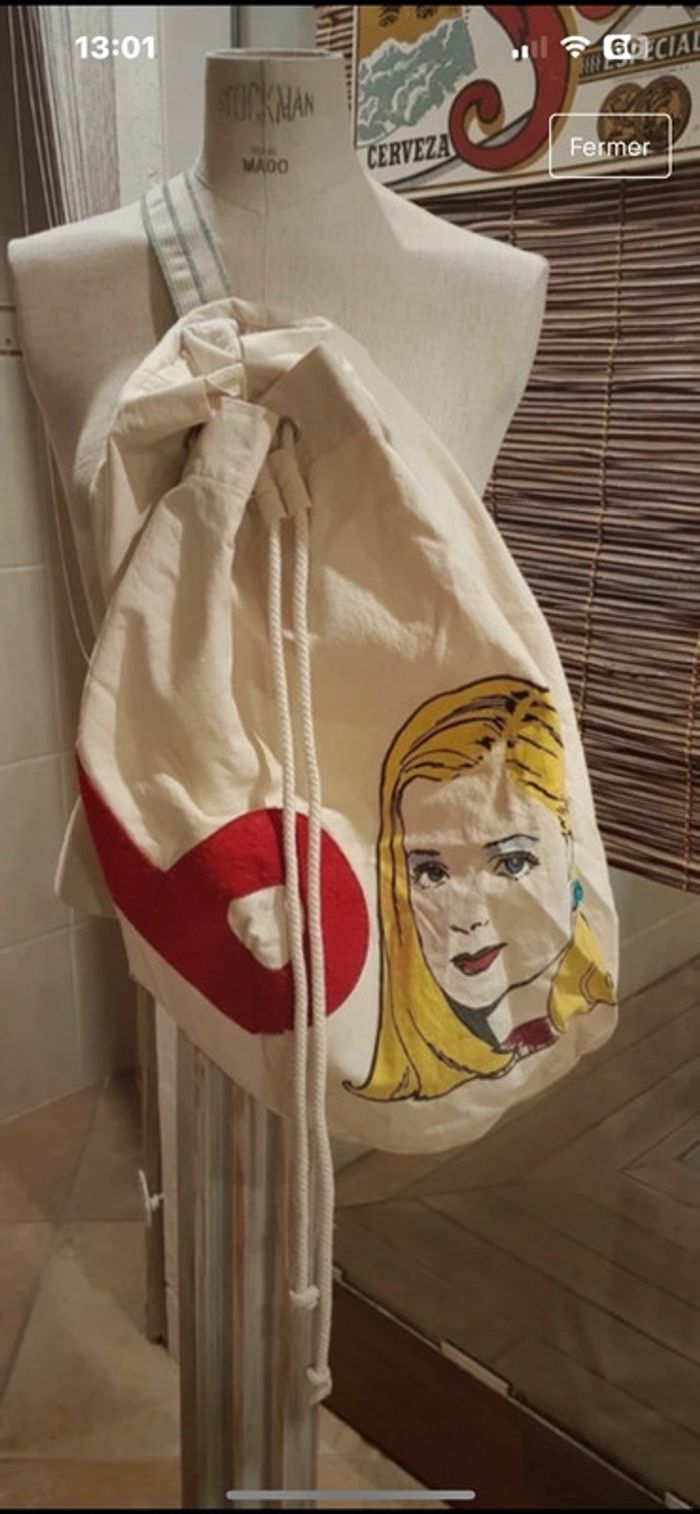 Sac en tissu gap vintage