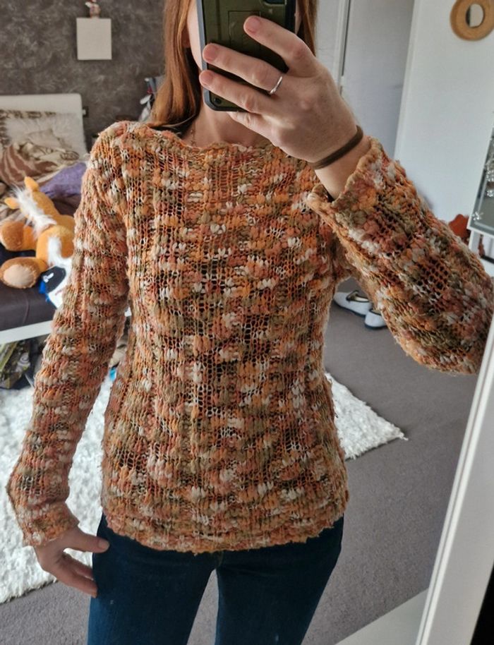 Pull maille en laine - photo numéro 2