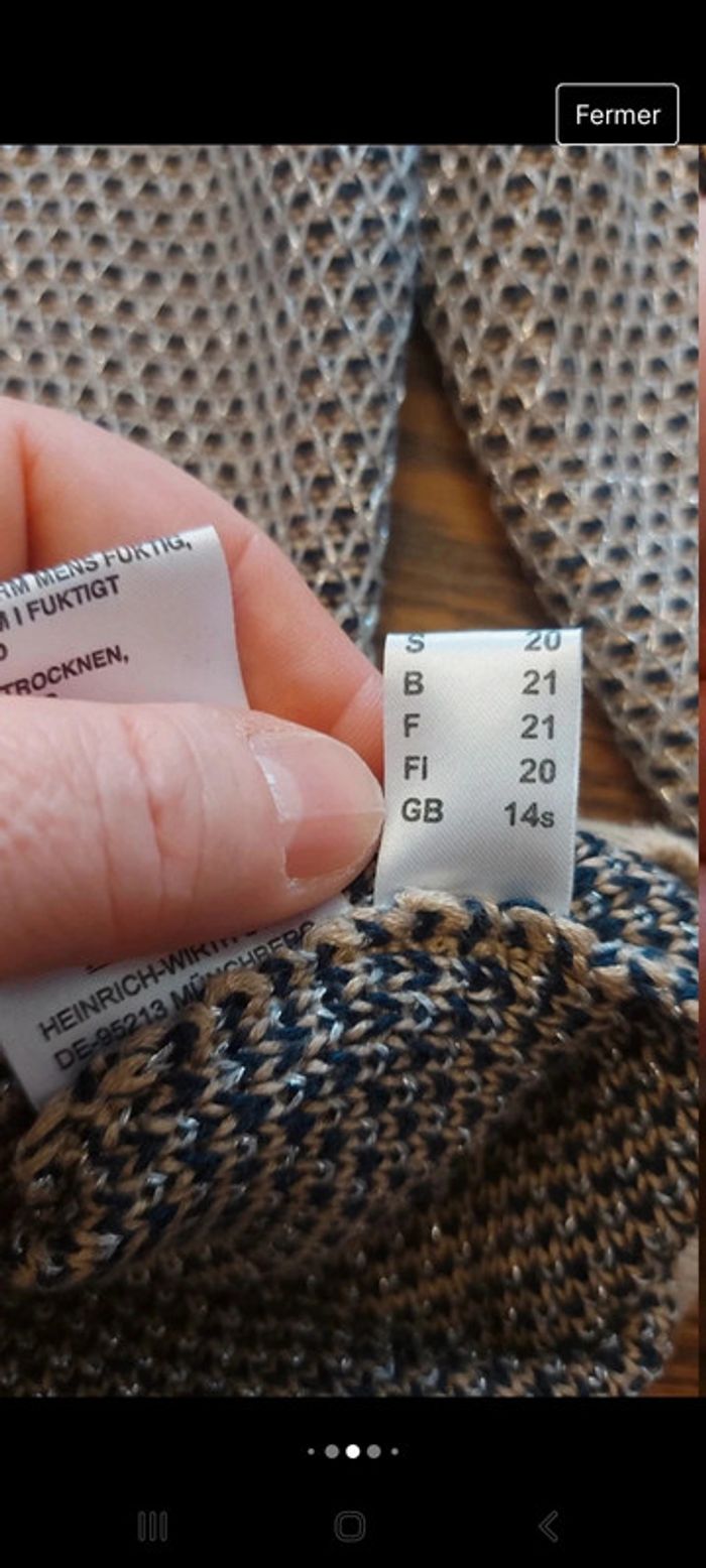 Pull femme 3/4 Atelier taille 21 ( fr 38) - photo numéro 6