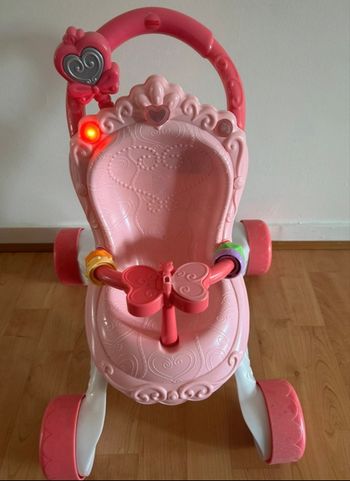 Poussette trotteur musicale et lumineuse Fisher Price