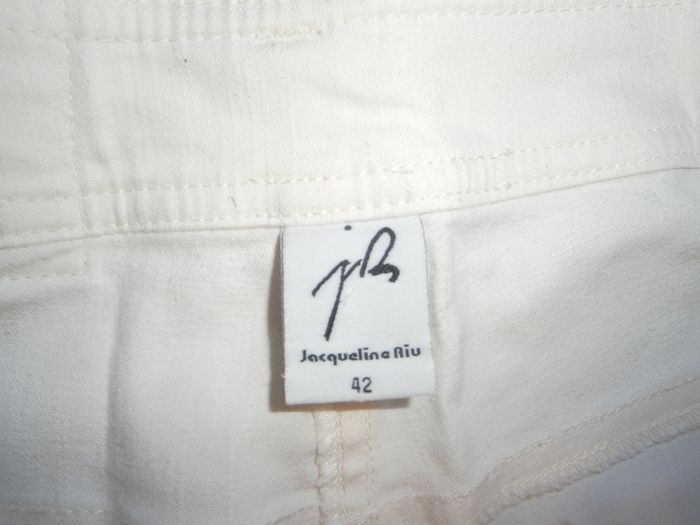 Jeans blanc cassé J. RIU Taille 42 - photo numéro 5