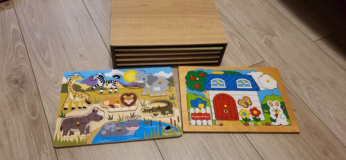 Lot puzzle en bois - photo numéro 4
