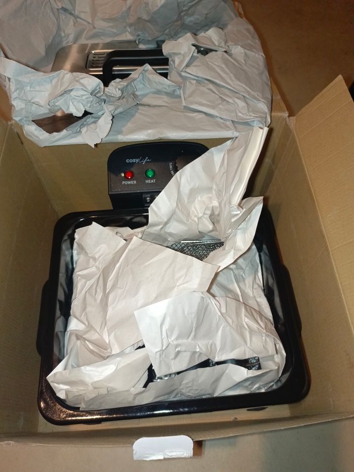 Friteuse cosylife inox 4,5L - photo numéro 4