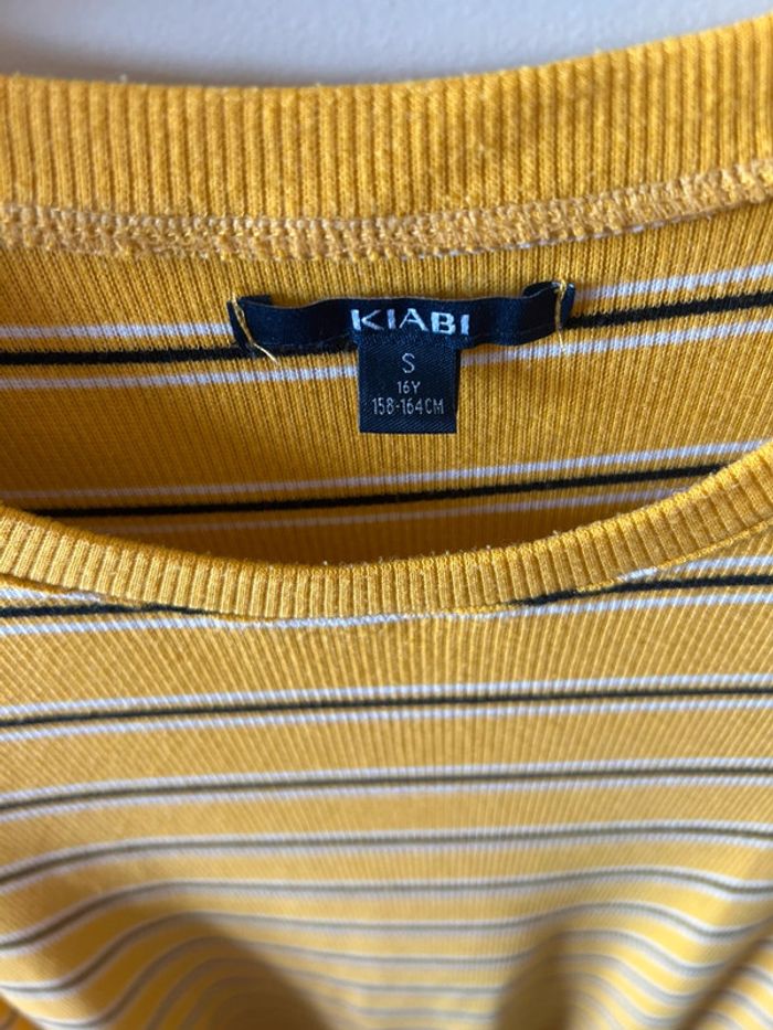 Robe d’été jaune Kiabi taille S - photo numéro 3