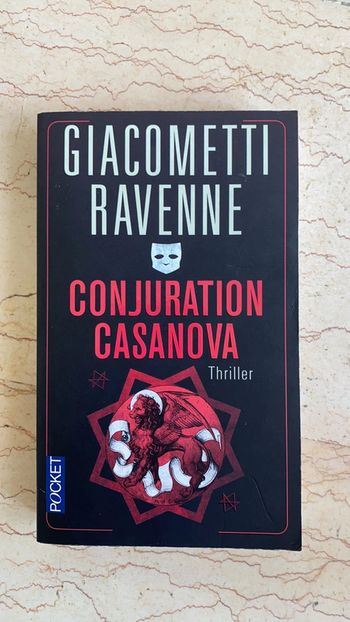 Livre «  conjuration Casanova  » Giacometti Ravenne